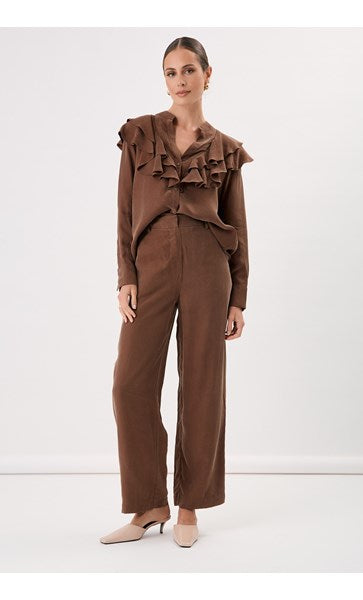 Micky Blouse Chocolate