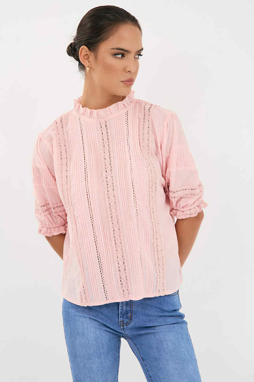 Bamboo Boho Top-Peach