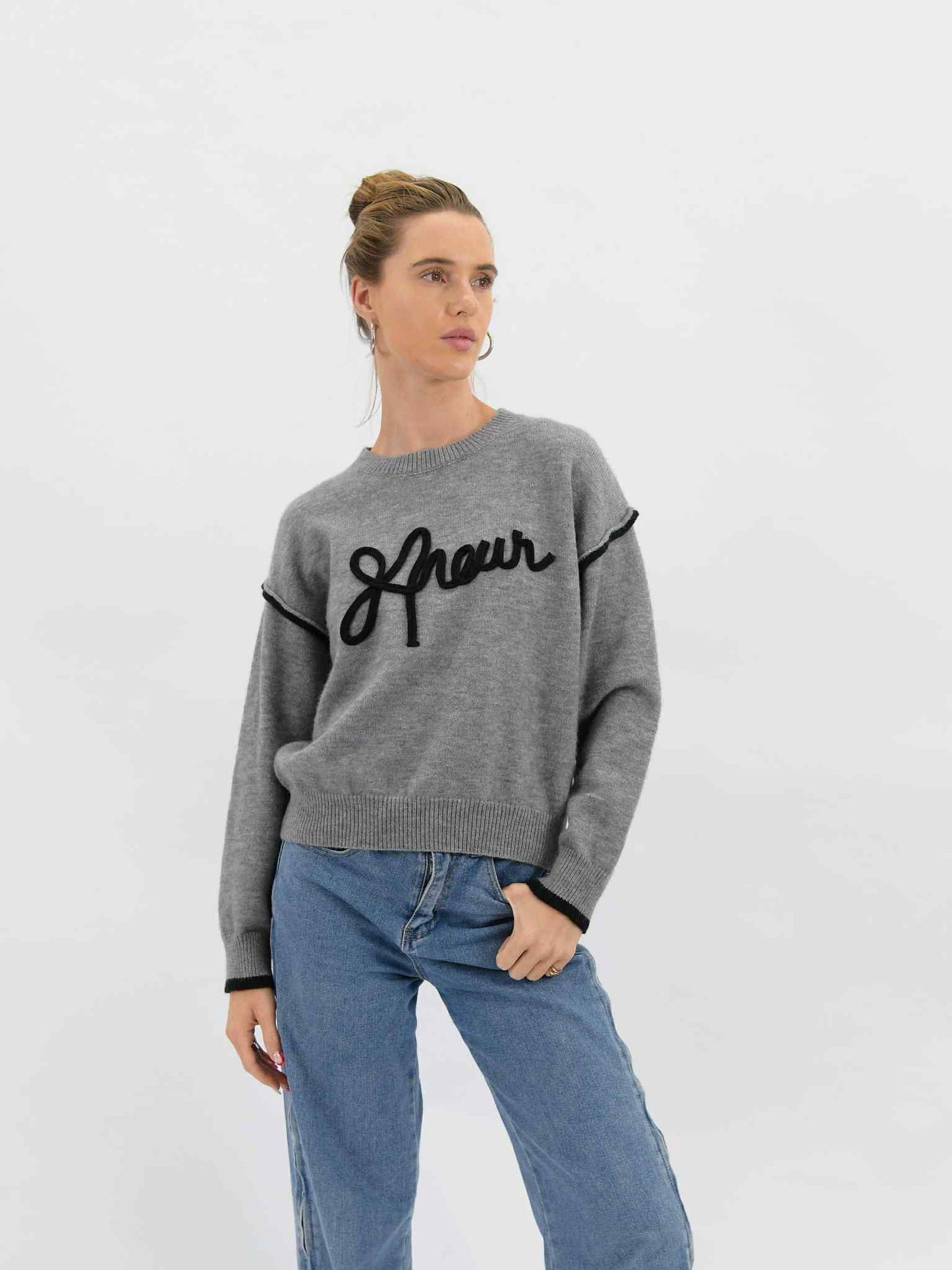 Amour Knit Grey
