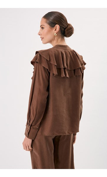 Micky Blouse Chocolate