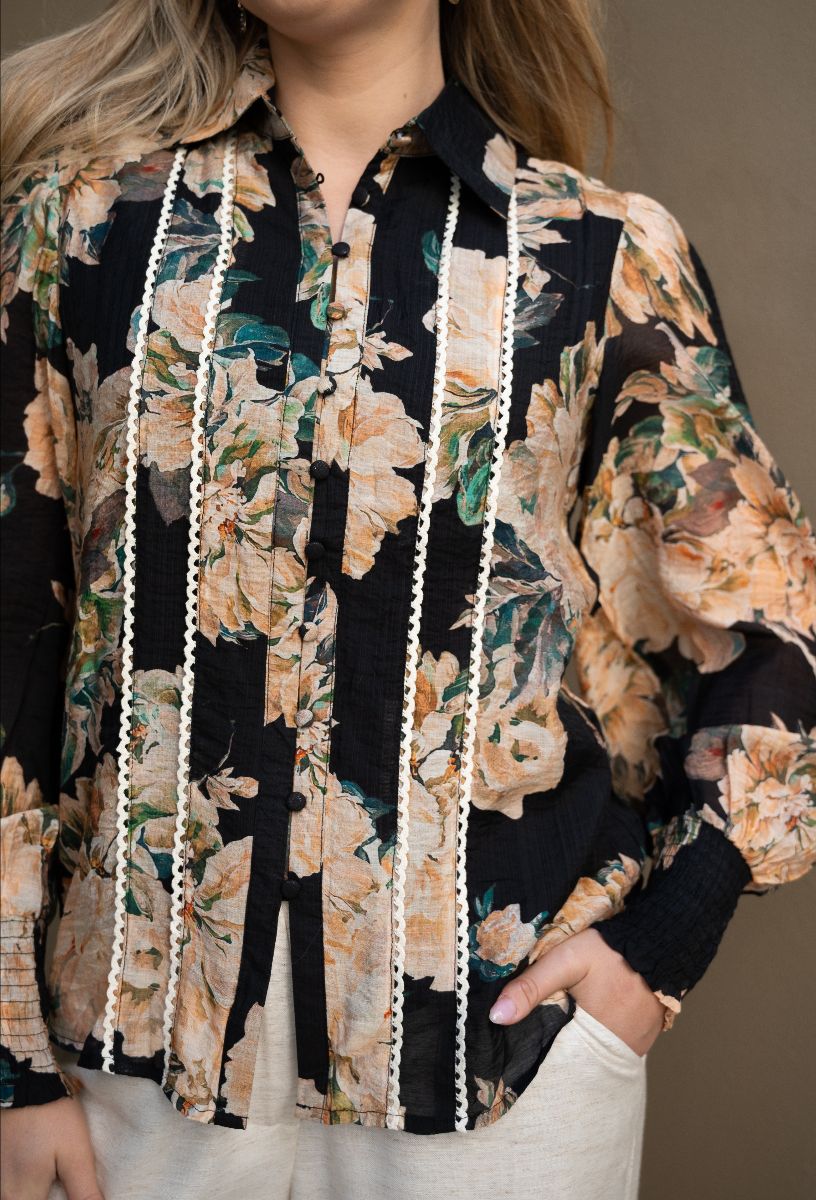 Madeleine Shirt Black