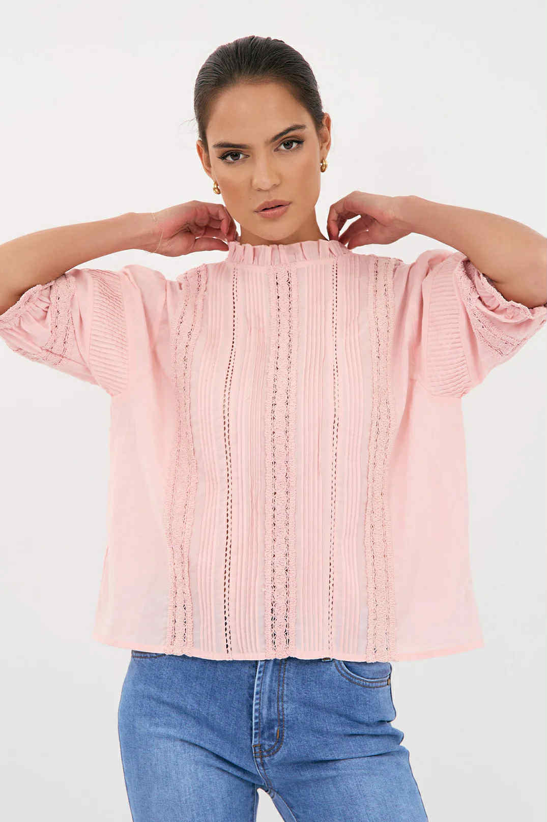 Bamboo Boho Top-Peach