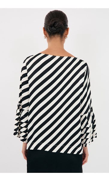 Etta Stripe Satin top