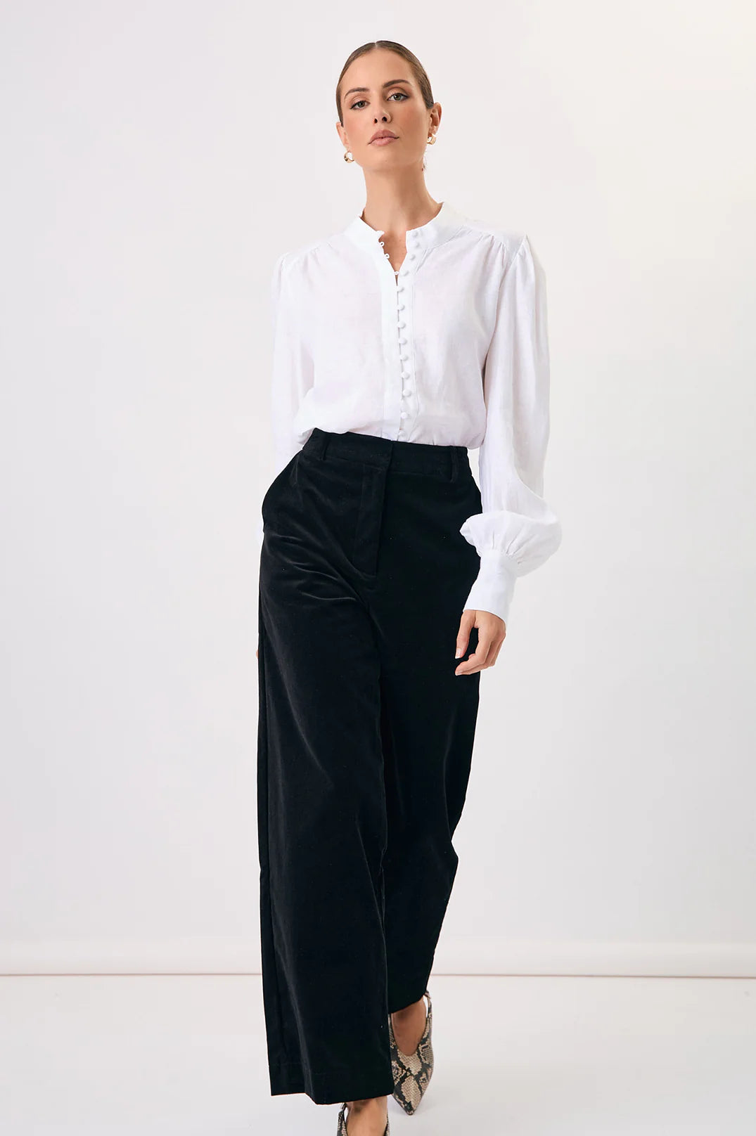 Lulu Velvet Black Pant