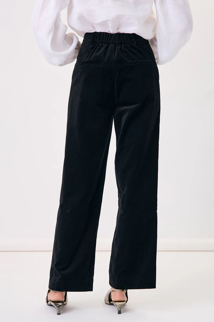 Lulu Velvet Black Pant