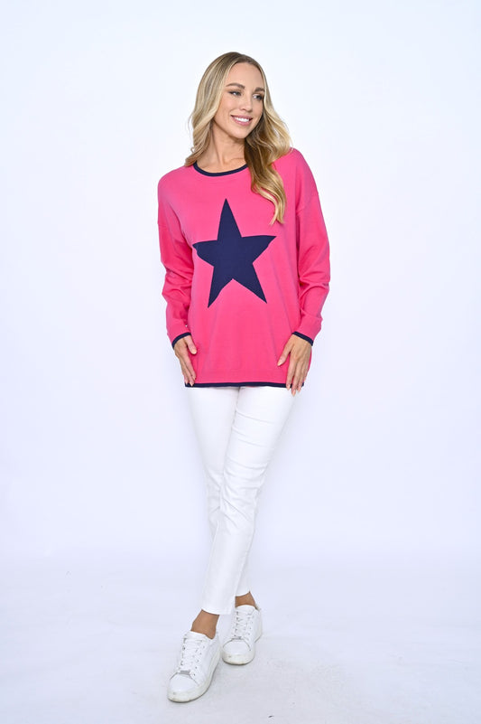 Jasmine Star Knit - Pink