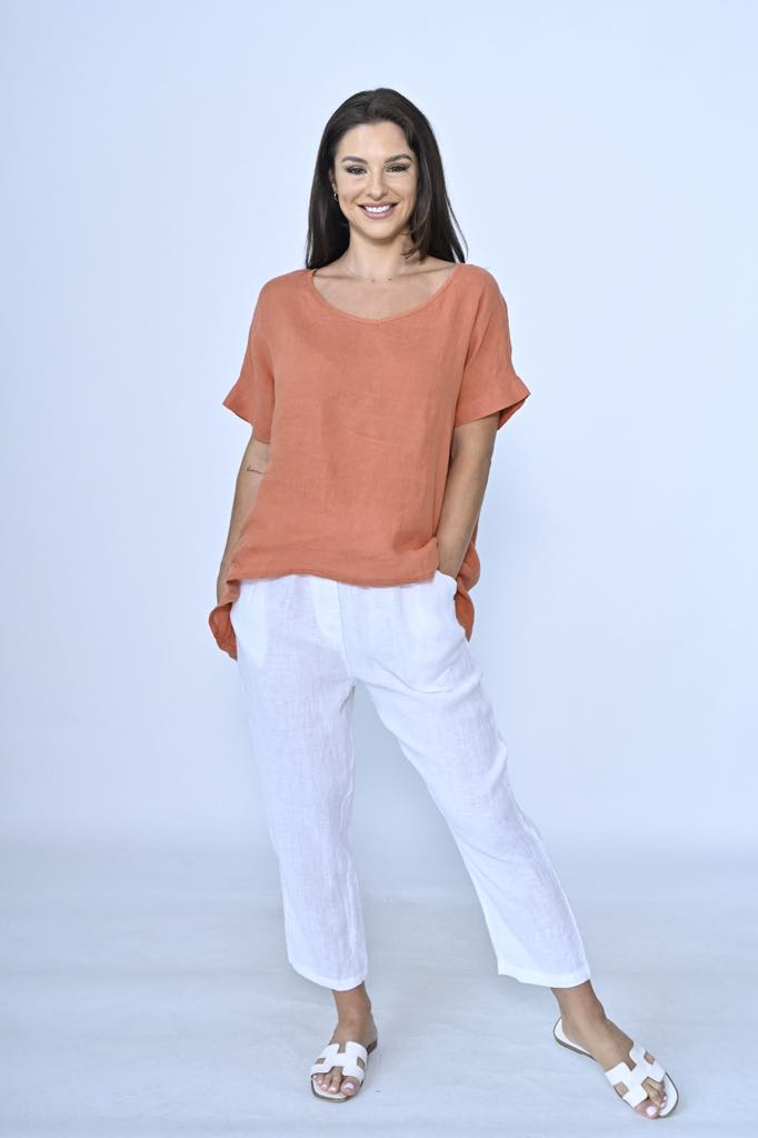 Sophia Top - Rust