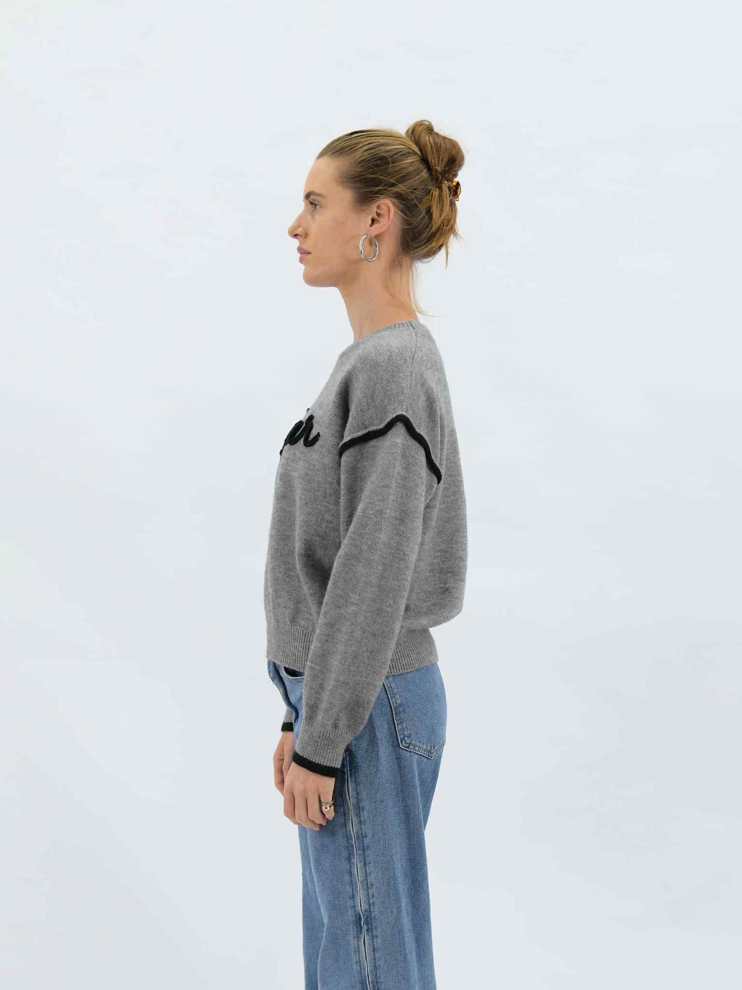 Amour Knit Grey
