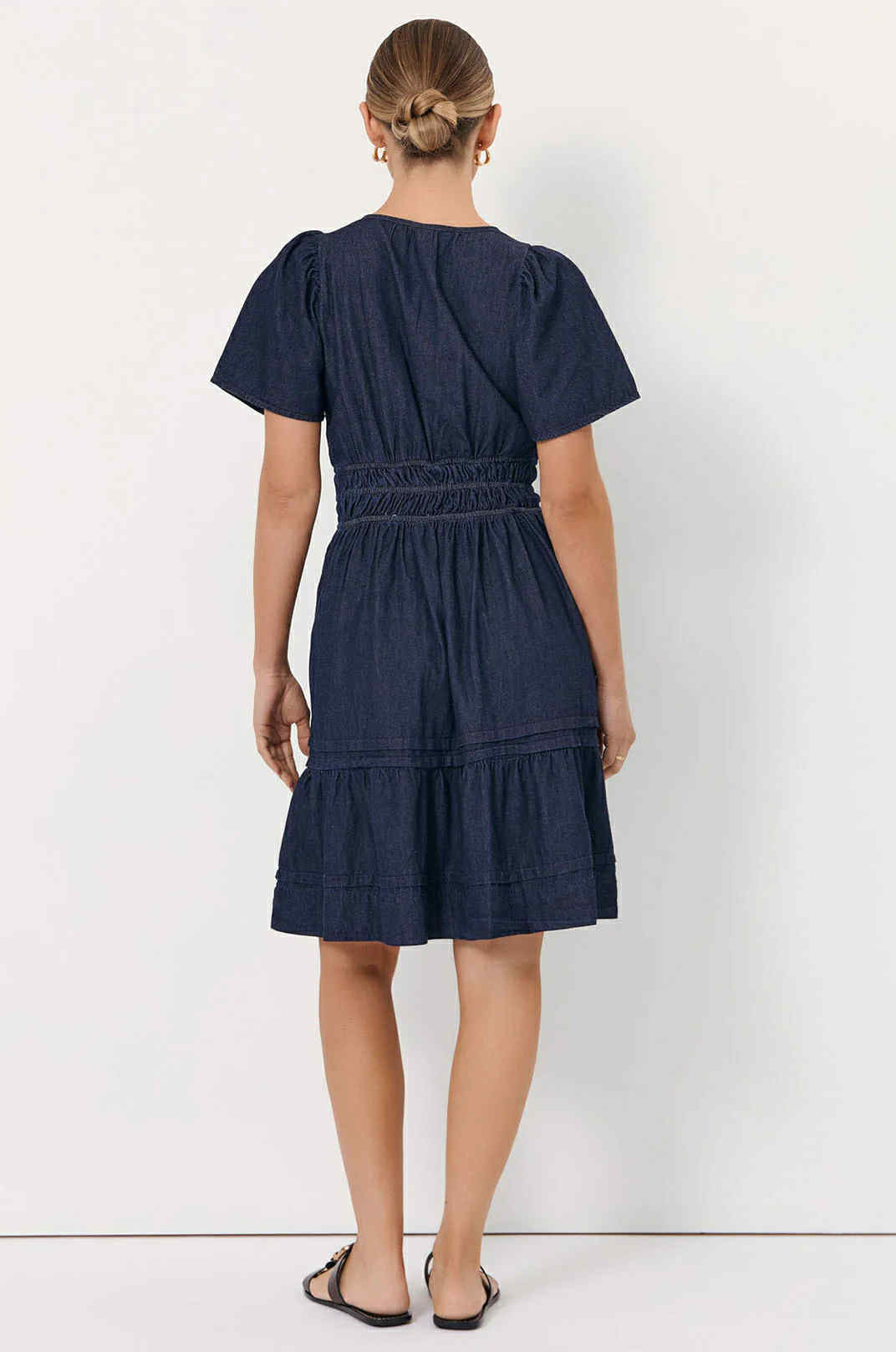 Eliana Denim Dress - Short