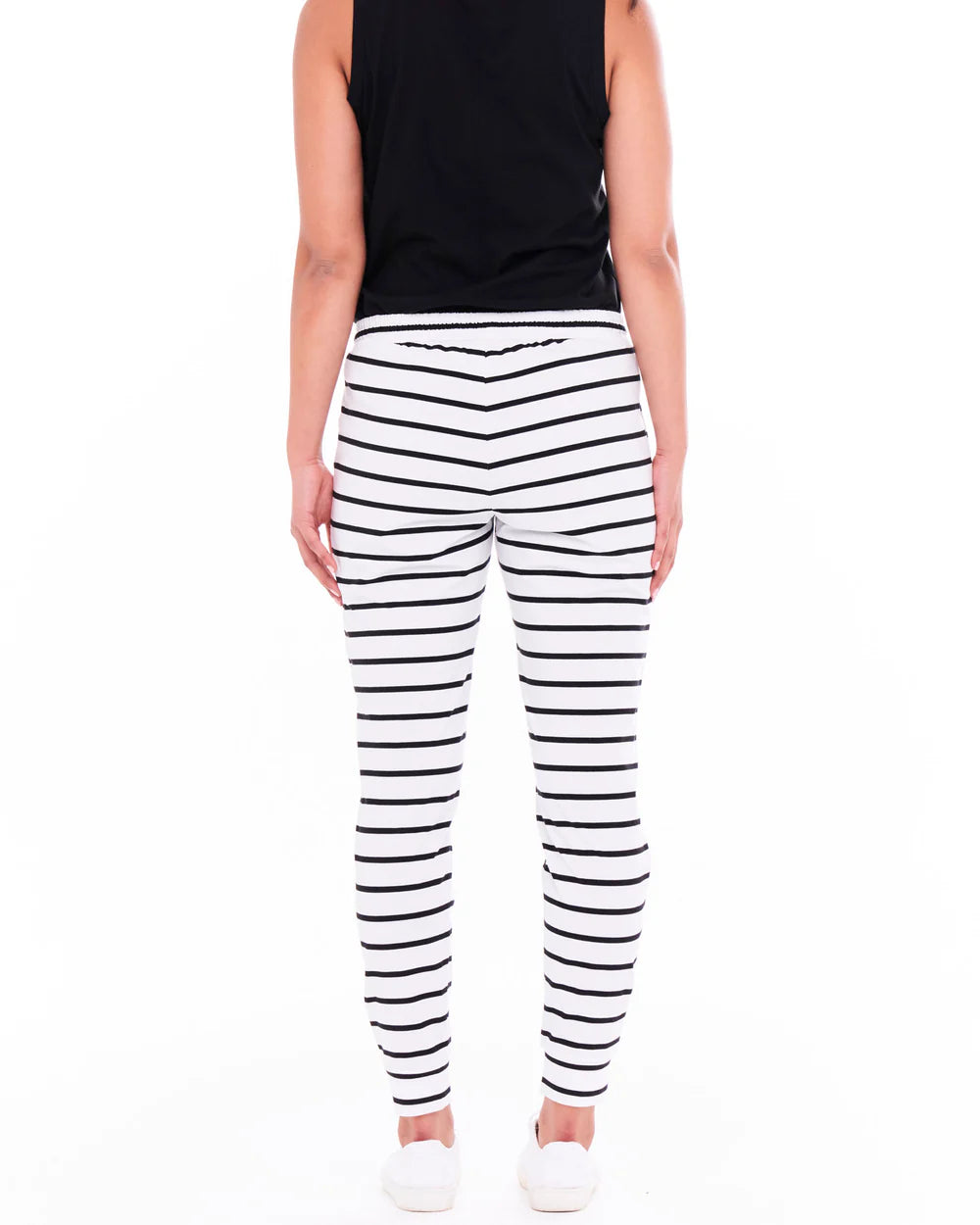 Heidi Pant - Back & White Striped