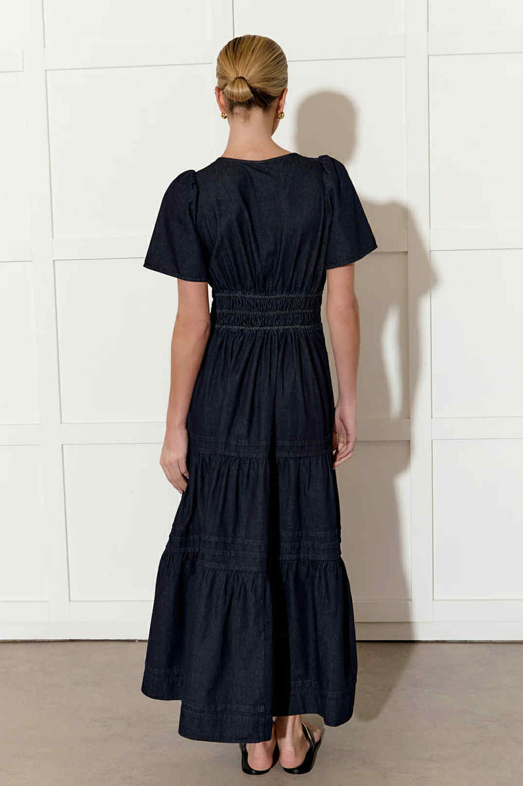 Eliana Denim Dress - Maxi