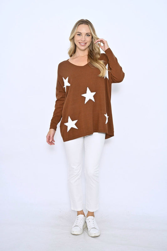 Stella Star Knit - Brown