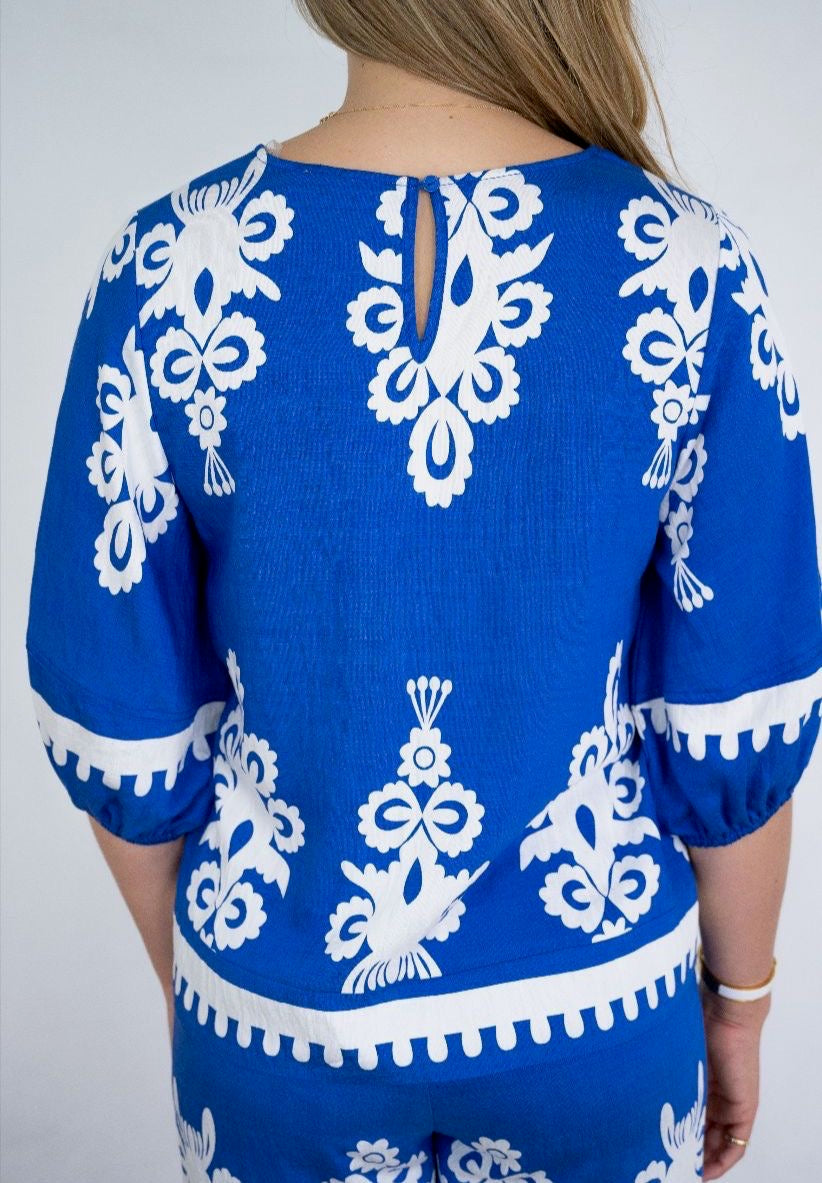 Zahara top - Blue