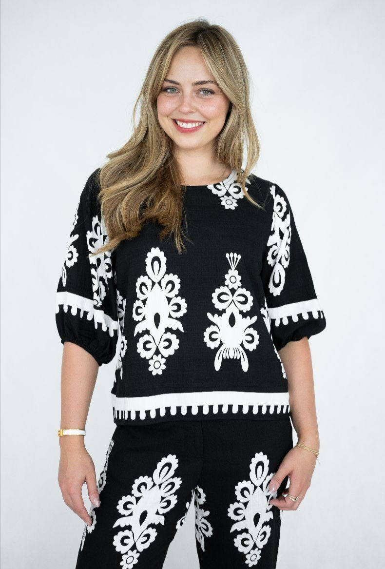 Zara Top Black