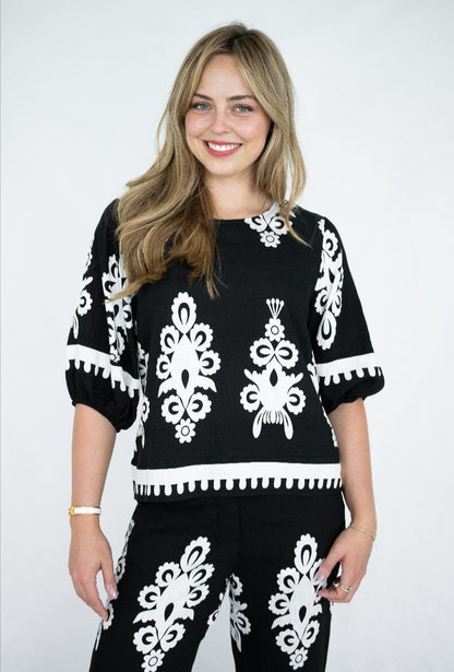 Zara Top Black