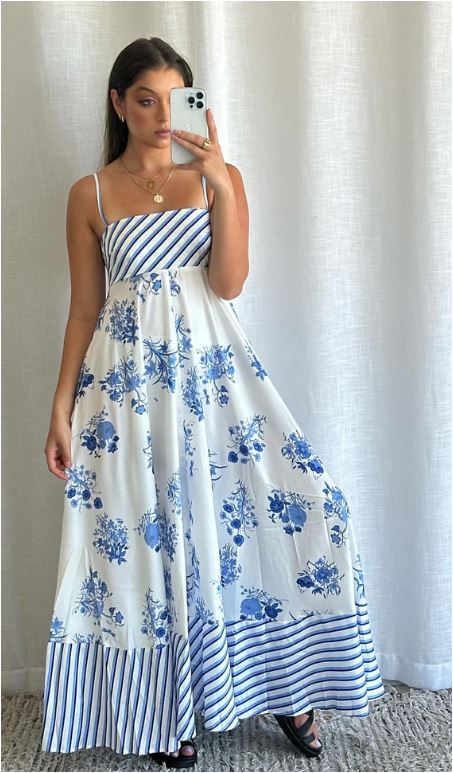 Matilda Dress - Blue
