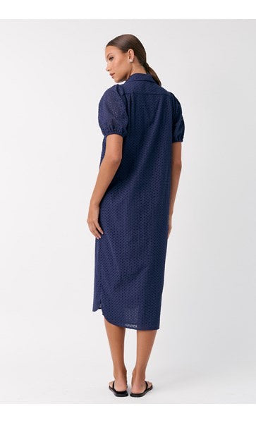 Ari Broderie Anglaise Shirt Dress