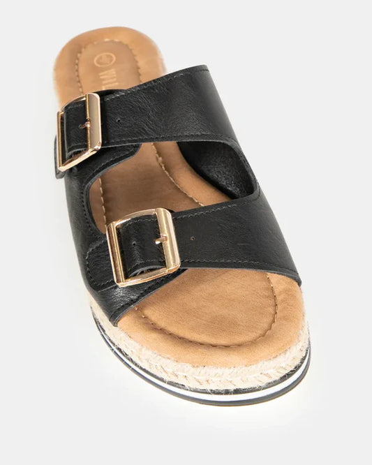 Barcelona Slide-Black