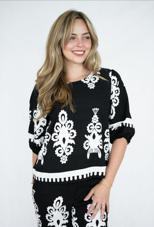 Zara Top Black