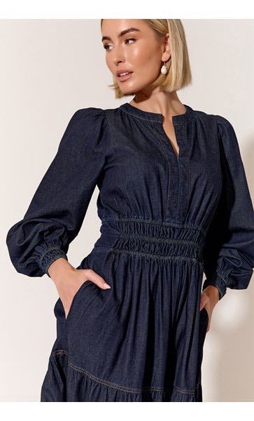 Violette Maxi Denim Dress