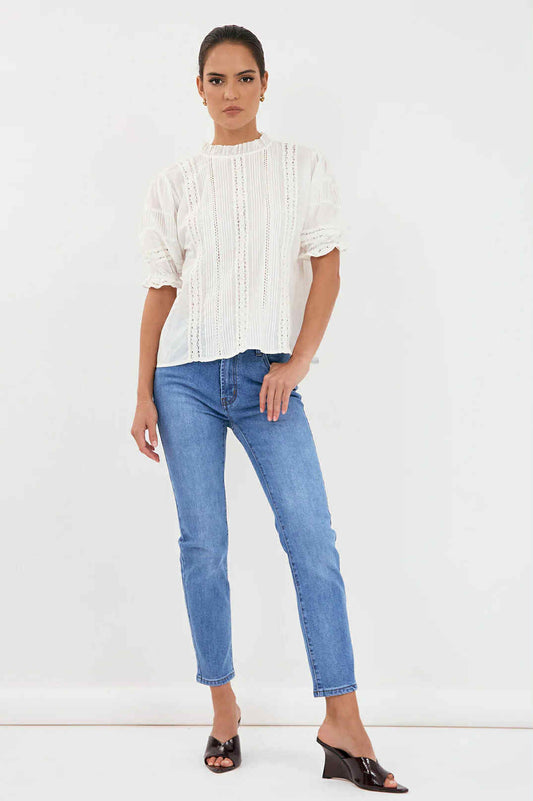 Bambi Boho Top - White