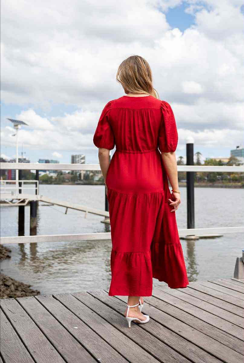 Sally Maxi Dress Red