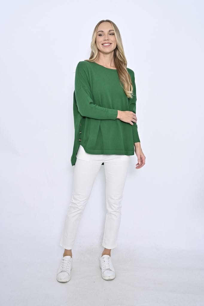 Melanie Knit Top - Green