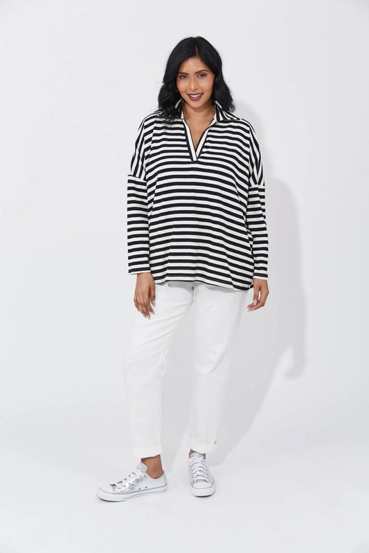 La Paz Top - Kohl Stripe