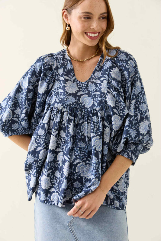 Wilma blouse - Blue