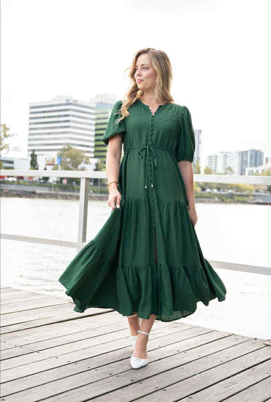 Sally Maxi Dress Green