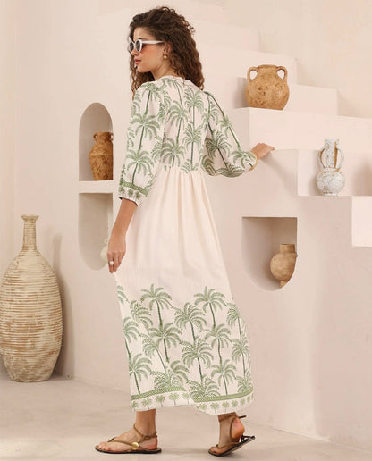 Palms Dress-Maxi