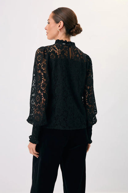 Olivia Lace Top - Black