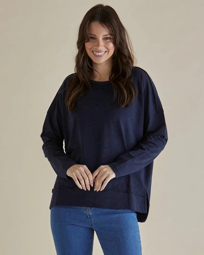 Roxette Tee - Dark Blue