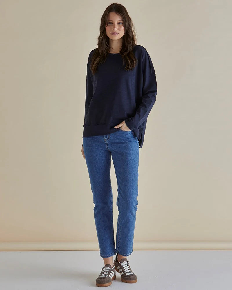 Roxette Tee - Dark Blue