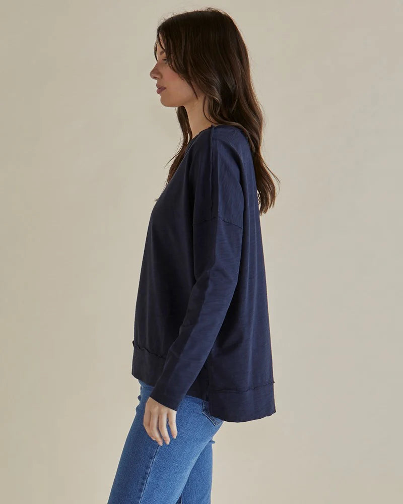 Roxette Tee - Dark Blue