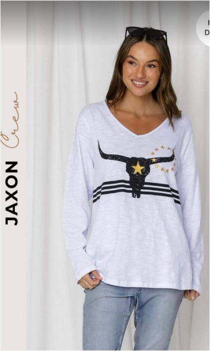 Jaxon Long-Sleeve - White