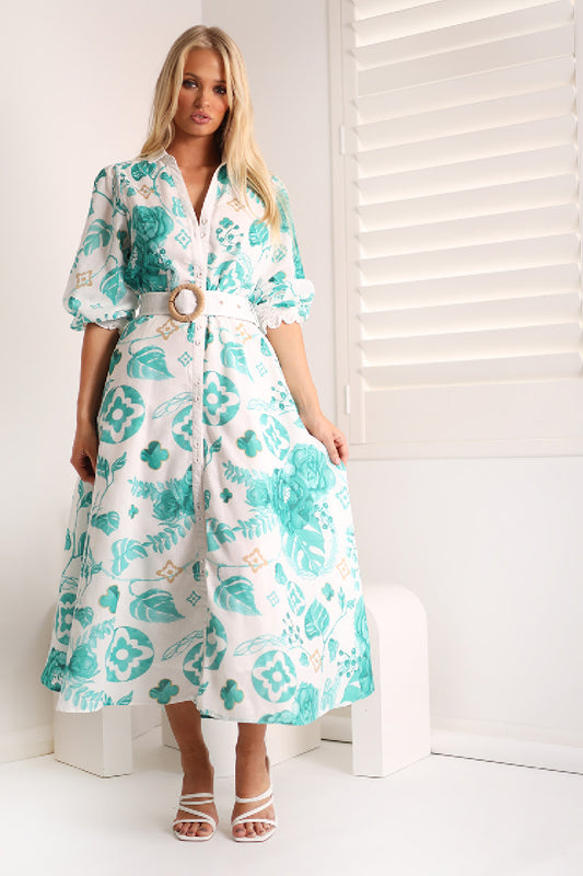 Portia Dress - Mint