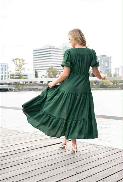 Sally Maxi Dress Green