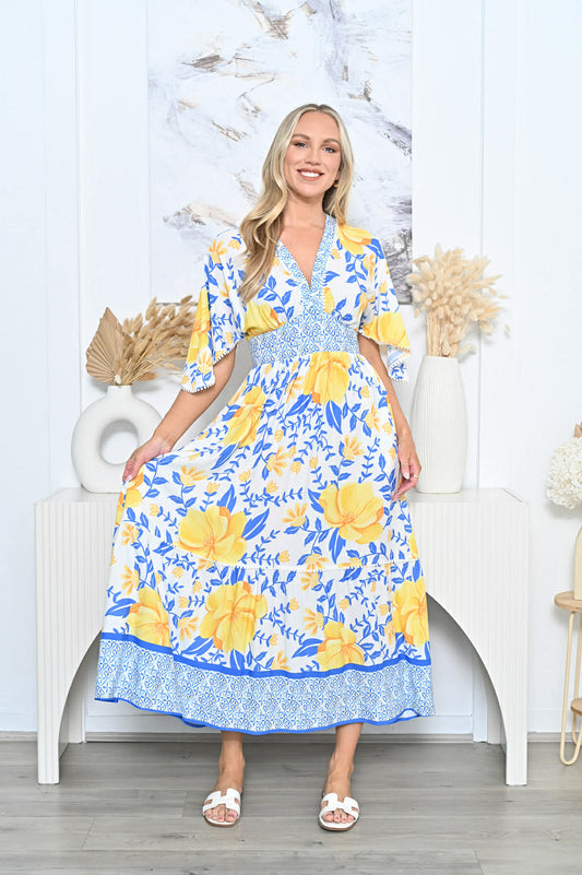 Sophie Dress- Yellow