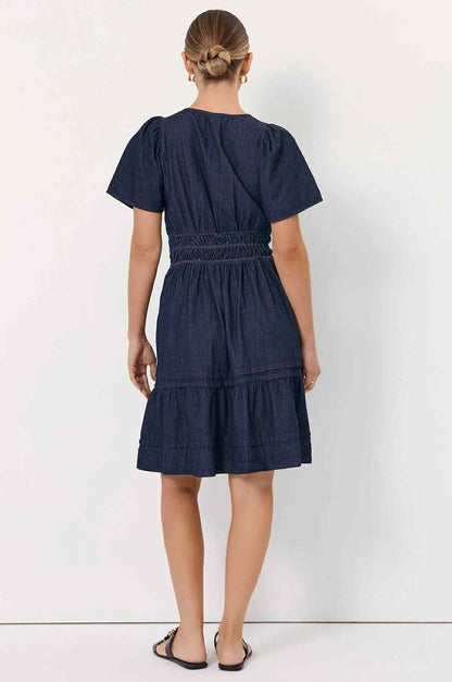 Eliana Denim Dress - Short