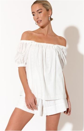 Selene Top - White