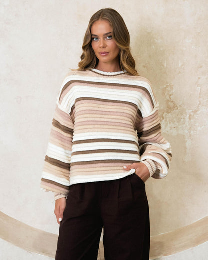 Beige Multi Jumper