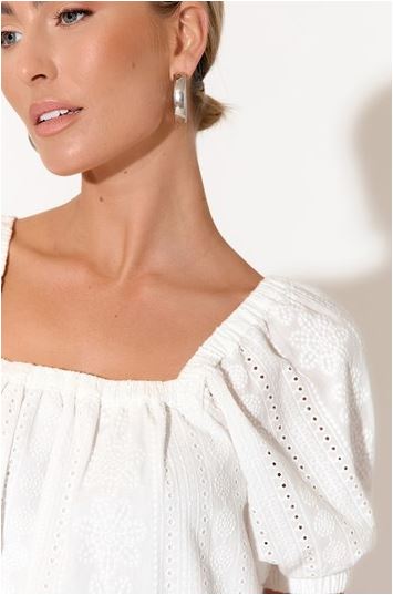 Selene Top - White