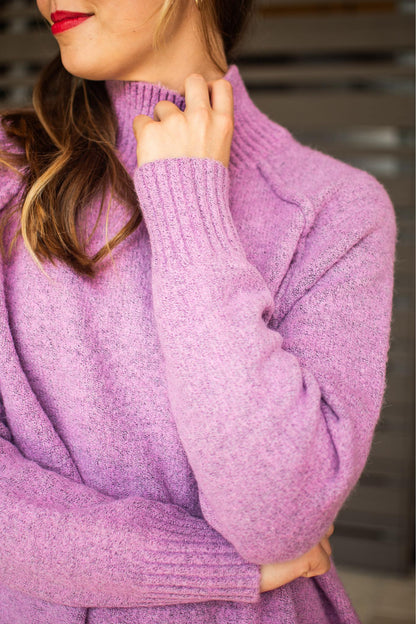 Abbey Knit - Purple
