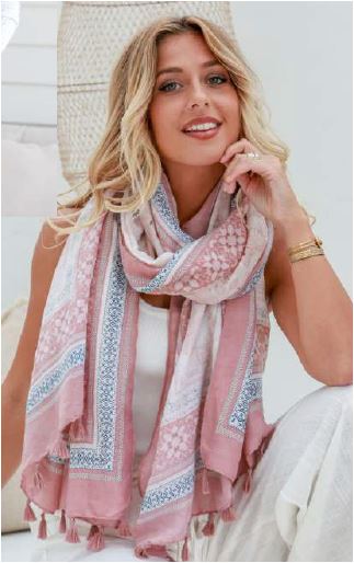 Zoe Scarf - Pink