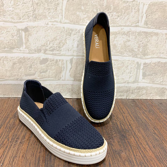 Queen Canvas Shoe "Navy"